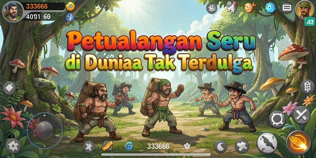 Tampilan permainan 333666 yang seru dan mengesankan saat menjelajahi dunia petualangan.