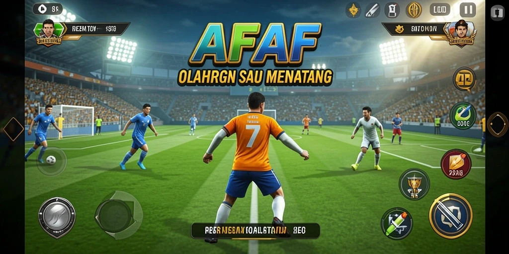 Screenshot AFAF menampilkan pemain bertanding dalam aksi olahraga.