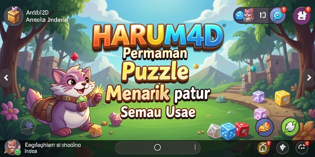 Screenshot gameplay HARUM4D yang menampilkan teka-teki seru dan menarik.