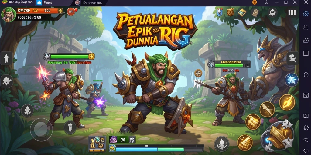 Tampilan gameplay RPG yang menantang dan menarik di KM789.