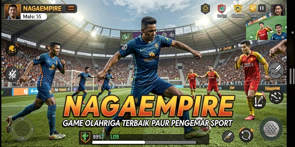 Tampilan menarik dari gameplay NAGAEMPIRE dengan aksi olahraga yang mendebarkan.