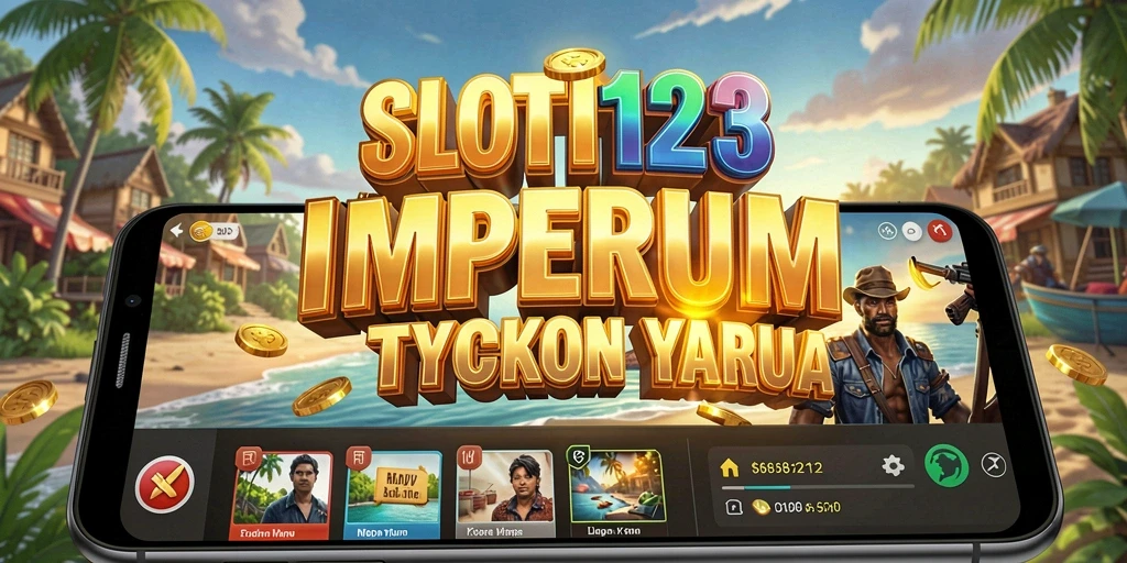 Screenshot gameplay SLOT123 yang menunjukkan simulasi bisnis Tycoon.