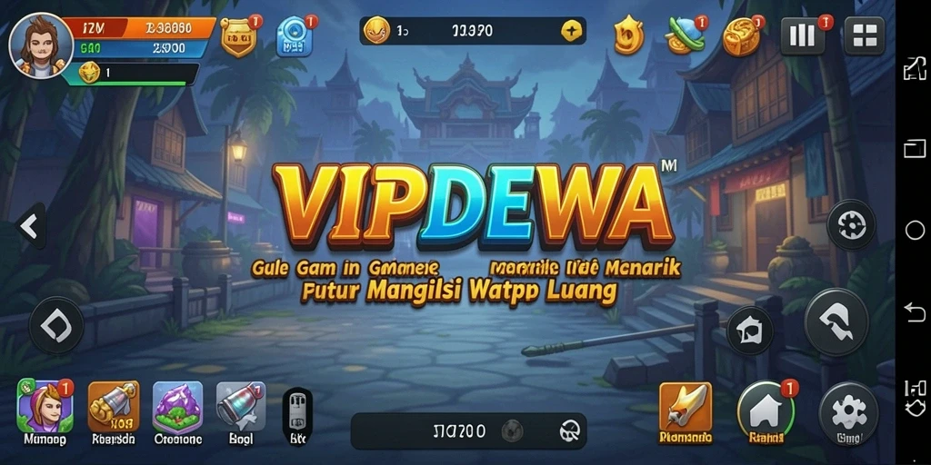 Tampilan gameplay Idle yang nyaman dan menarik di VIPDEWA.