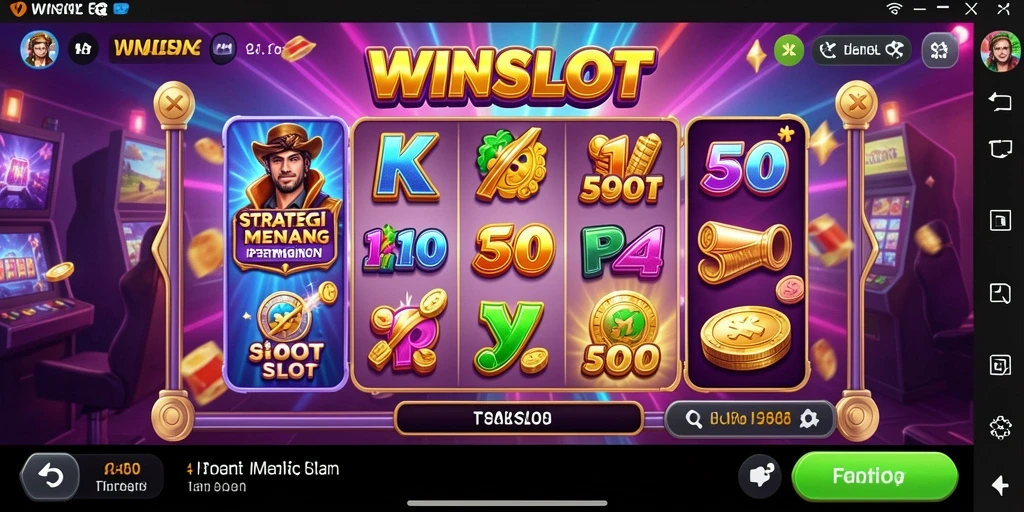 Tampilan gameplay menarik dari WINSLOT menampilkan aksi strategi yang seru.